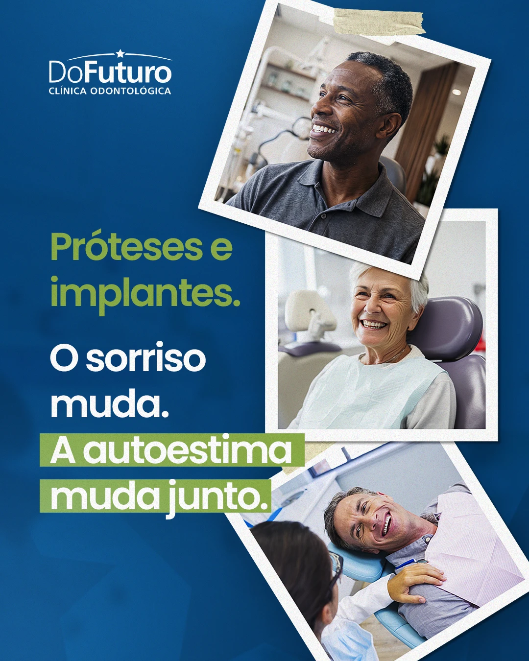 Recuperar o sorriso pode representar muito mais do que uma mudança estética.  | Clínica do Futuro